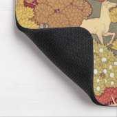 Deer &Tree Squirrel Bird Rowan Berries Art Nouveau Muismat (Hoek)