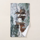 Deer Trio Bathroom Towel Set Bad Handdoek (Handdoek)