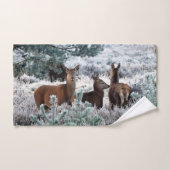 Deer Trio Bathroom Towel Set Bad Handdoek (Handdoek)