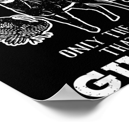 Deer, Turkey, Duck Hunter I Don't Shoot Innocent A Poster (Hoek)