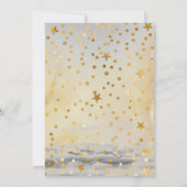 Deer Twinkle Twinkle Little Star Baby shower Kaart (Achterkant)