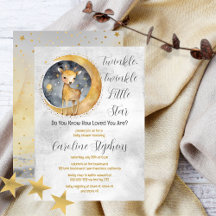 Deer Twinkle Twinkle Little Star Baby shower