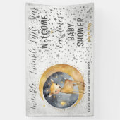 Deer Twinkle Twinkle Little Star Baby shower Spandoek (Verticaal)