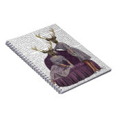 Deer Twins in Paars Notitieboek (Rechterzijde)