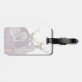 Deer Twins in Purple Dresses.jpg Bagagelabel (Achterkant horizontaal)