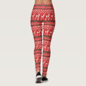 Deer Ugly KerstSweater Leggings (Achterkant)