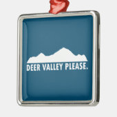 Deer Valley alsjeblieft Metalen Ornament (Links)