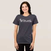 Deer Valley Dragonfly Retro Design Tri-Blend Shirt (Voorkant volledig)