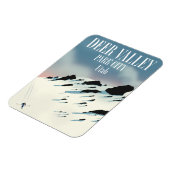 Deer Valley, park city, Utah, ski-poster Magneet (Linkerzijde)