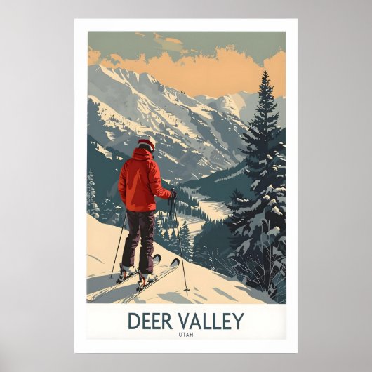 Deer Valley Poster Utah 1 (Voorkant)