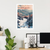 Deer Valley Ski Print - Utah 1 (Thuiskantoor)