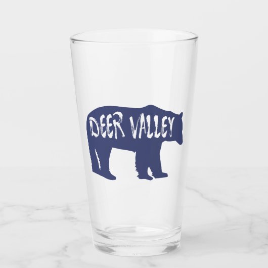 Deer Valley Utah Beer Glas (Voorkant)
