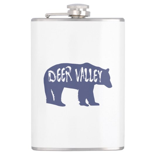 Deer Valley Utah Beer Heupfles (Voorkant)