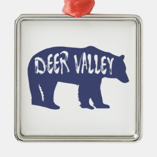 Deer Valley Utah Beer Metalen Ornament