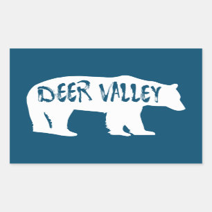 Deer Valley Utah Beer Rechthoekige Sticker