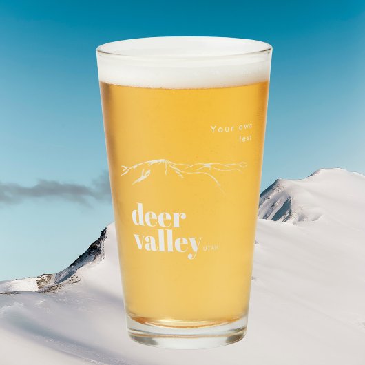 Deer Valley Utah gekrabbelde berg Glas