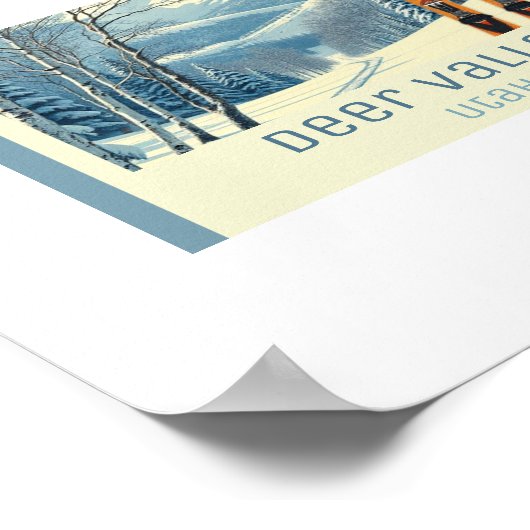 Deer Valley Utah ski resort  Poster (Hoek)