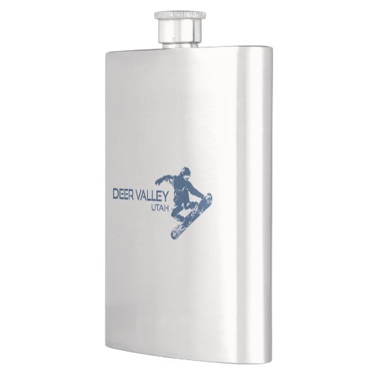 Deer Valley Utah Snowboarder Flacon (Links)