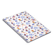 Deer Valley Utah Wasatch Ski Snowboard patroon Notitieboek (Rechterzijde)