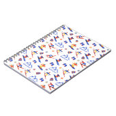 Deer Valley Utah Wasatch Ski Snowboard patroon Notitieboek (Linkerzijde)