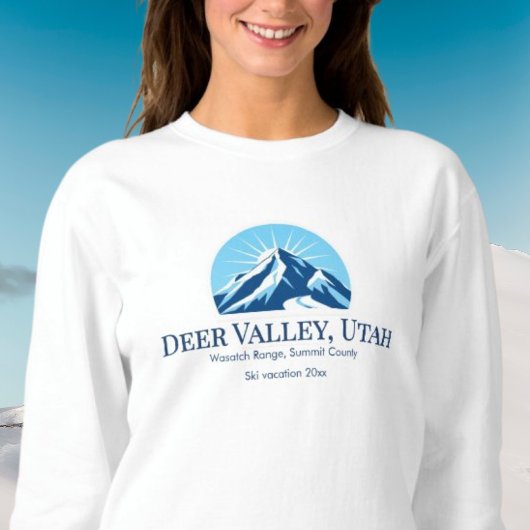 Deer Valley Utah Wasatch skigebied outfit Trui