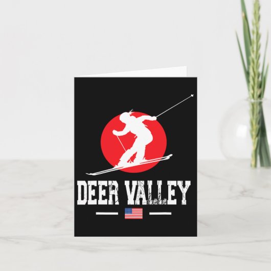 Deer Valley Verenigde Staten Skigebied Rocky Mount Kaart (Voorkant)