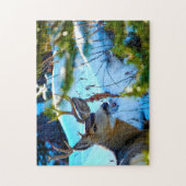 Deer van Yellowstone. Legpuzzel (Verticaal)