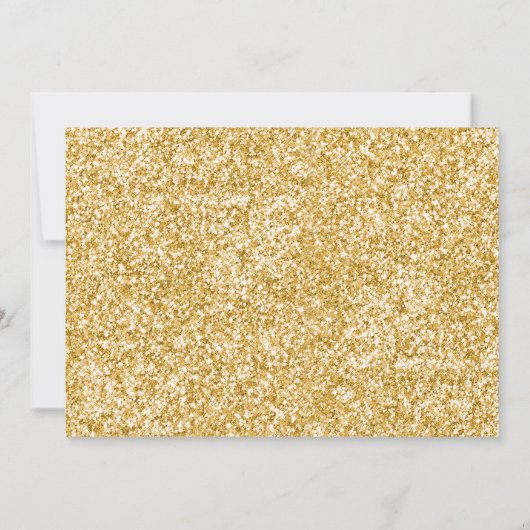 Deer verjaardag nodigt Girl Pink Gold Woodland uit Kaart (Achterkant)