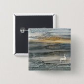 Deer Vierkante Button 5,1 Cm (Voorkant /achterkant)