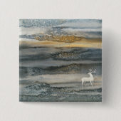 Deer Vierkante Button 5,1 Cm (Voorkant)