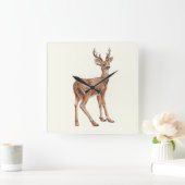 Deer Vierkante Klok (Huis)