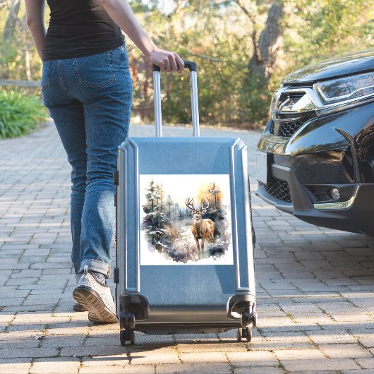 Deer Vinyl Sticker (Koffer Insitu)