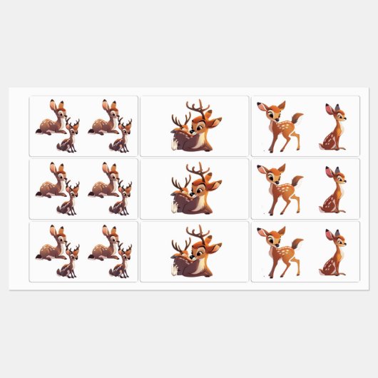 Deer Vinyl Sticker (Vel)