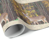 Deer voor de Gele Najaarboom Cadeaupapier (Rol Hoek)