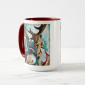 Deer w/ Antlers Painting - Gift for Animal Lovers Mok (Voorkant links)