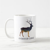 Deer, Waterverf met tekst Koffiemok (Links)