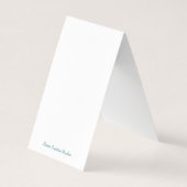 Deer Waterverf Seasons Greetings Mini Greetings Visitekaartje (Achterkant)