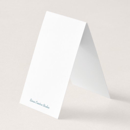 Deer Waterverf Seasons Greetings Mini Greetings Visitekaartje (Achterkant)