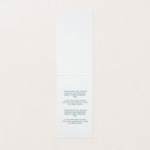 Deer Waterverf Seasons Greetings Mini Greetings Visitekaartje (Binnenkant ongevouwen)