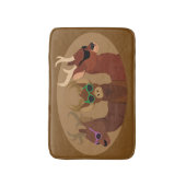 Deer Wearing Sunbril Badmat (Voorkant Verticaal)