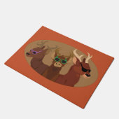 Deer Wearing Sunbril Deurmat (Schuin)