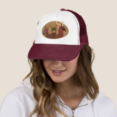 Deer Wearing Sunbril Trucker Pet (In situ)