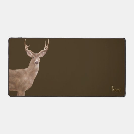 Deer Wild Animal Natuur Personal Desk Pad (Voorkant)