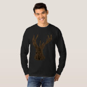 Deer Wild Keeper Deer Hunter Wild Animal Hunting D T-shirt (Voorkant volledig)