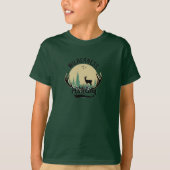 Deer Wilderness Hunting T-shirt (Voorkant)