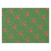 Deer Winter Holidays Baby Jersey Bodysuit Tafelkleed (Voorkant (Horizontaal))