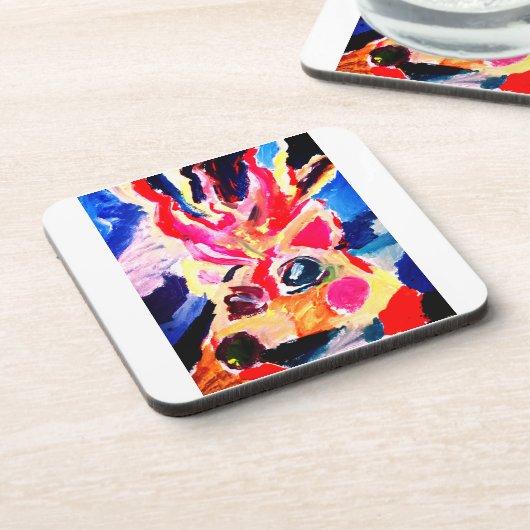 Deer winter joy bier onderzetter (Linkerzijde)