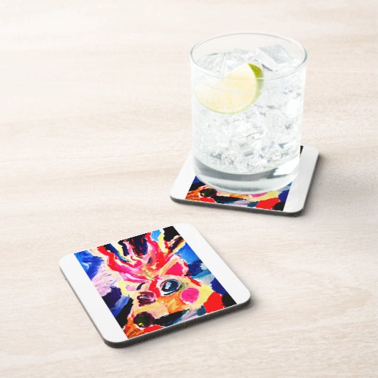 Deer winter joy bier onderzetter (Rechterzijde)