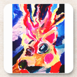 Deer winter joy bier onderzetter