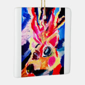 Deer winter joy keramisch ornament (Rechts)